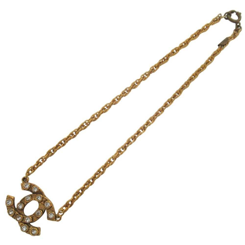 CHANEL Gold Logo Necklace - Picture 3 of 6